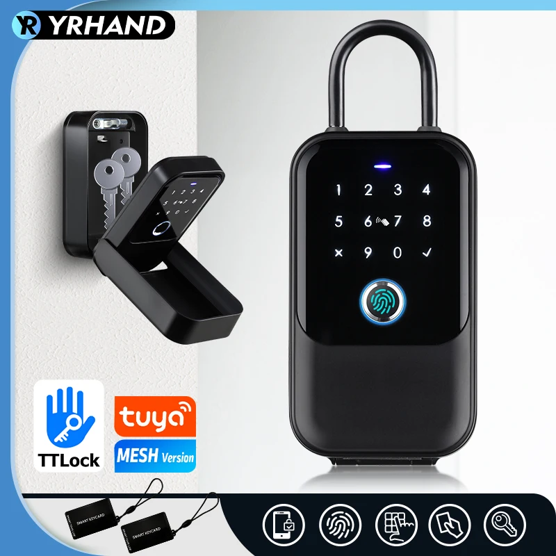 כספת מפתחות חכמה TTLock - Bluetooth + WiFi עם אפליקציה כספת מפתחות חכמה TTLock - Bluetooth + WiFi עם אפליקציה