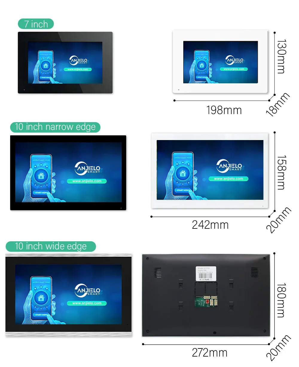 Fingerprint 5in1 Unlock Wifi Doorbell Video Intercom System For Home Doorphone Tuya Smart 1080P Touch Monitor Security Protect 5 Fingerprint 5in1 Unlock Wifi Doorbell Video Intercom System For Home Doorphone Tuya Smart 1080P Touch Monitor Security Protect 5