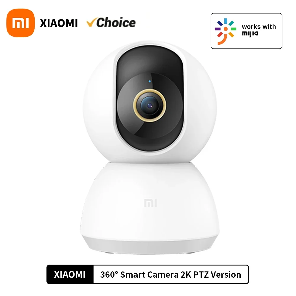 Xiaomi 360° Smart Home Security Camera Mi PTZ 2K Webcam 1296P 3 Megapixel AI Human Detection Night Vision Webcam Chinese Version Xiaomi 360° Smart Home Security Camera Mi PTZ 2K Webcam 1296P 3 Megapixel AI Human Detection Night Vision Webcam Chinese Version