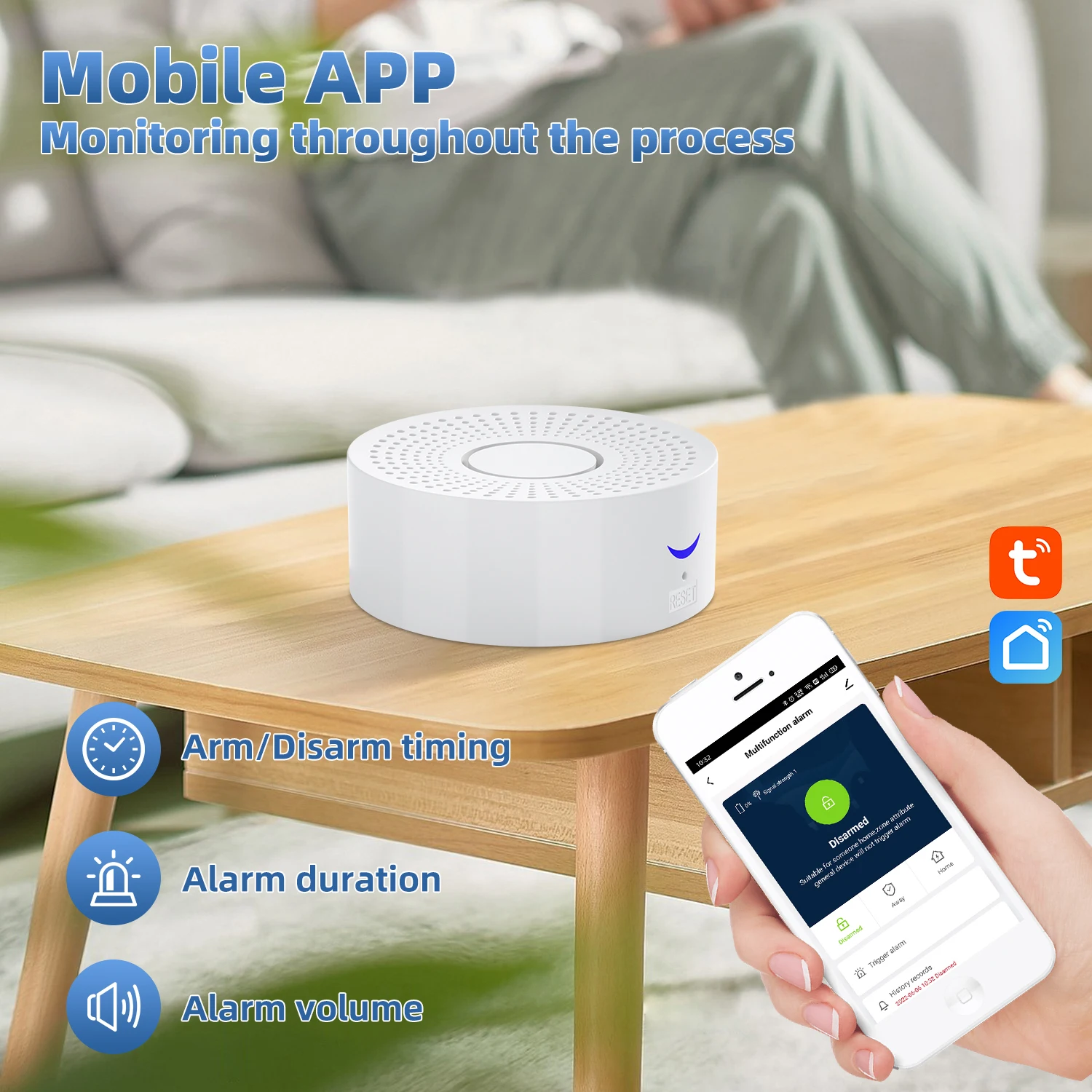 Tuya Wifi Smart Home Alarm System 433mhz Burglar Security Alarm Siren Smart Life App Control Wireless Home Alarm Kits 3 Tuya Wifi Smart Home Alarm System 433mhz Burglar Security Alarm Siren Smart Life App Control Wireless Home Alarm Kits 3