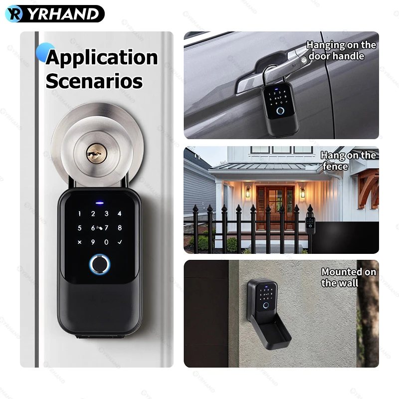 כספת מפתחות חכמה TTLock - Bluetooth + WiFi עם אפליקציה 3 כספת מפתחות חכמה TTLock - Bluetooth + WiFi עם אפליקציה 3