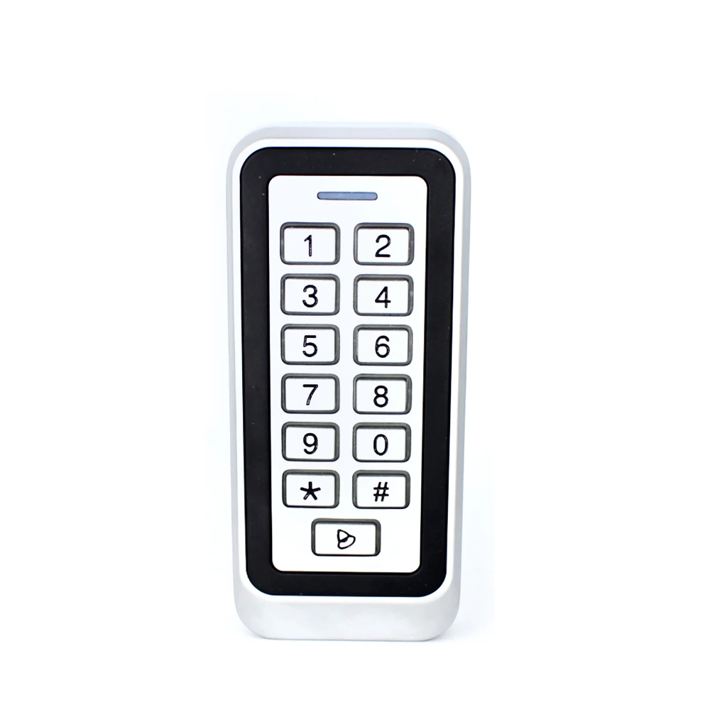 IP66 Waterproof Backlight RFID Metal Door Access Control Reader Rfid Keypad 1000 User 125KHz EM Card Door Opener 6 IP66 Waterproof Backlight RFID Metal Door Access Control Reader Rfid Keypad 1000 User 125KHz EM Card Door Opener 6