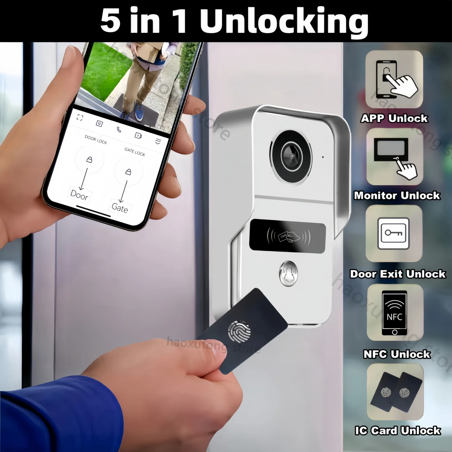 2 Wires Digital Video Intercom System 7/10 Inch Wireless WIFI Video Doorphone Tuya Smart WIFI Doorbell Camera for home Apartment 5 2 Wires Digital Video Intercom System 7/10 Inch Wireless WIFI Video Doorphone Tuya Smart WIFI Doorbell Camera for home Apartment 5