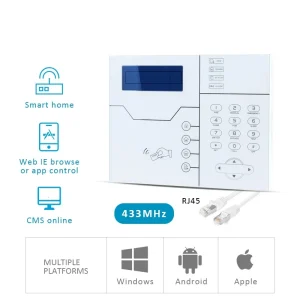 Focus ST-VGT Wireless TCP IP GSM Alarm Kit For Home Security System French/English PIR Motion Sensor Door Sensor for Smart Life Focus ST-VGT Wireless TCP IP GSM Alarm Kit For Home Security System French/English PIR Motion Sensor Door Sensor for Smart Life