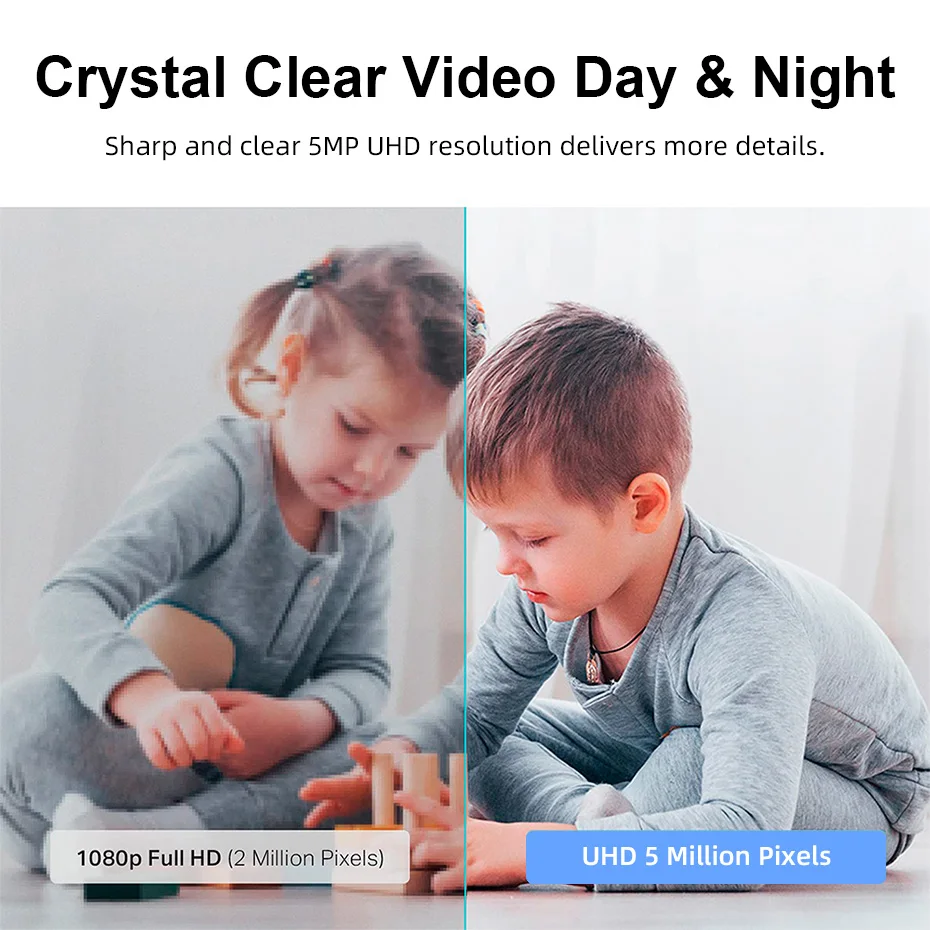 FUERS 5MP HD Indoor Security WIFI Camera For Baby Monitor Dog Camera Motion Detection Tuya Smart Home Works With Alexa 3 FUERS 5MP HD Indoor Security WIFI Camera For Baby Monitor Dog Camera Motion Detection Tuya Smart Home Works With Alexa 3