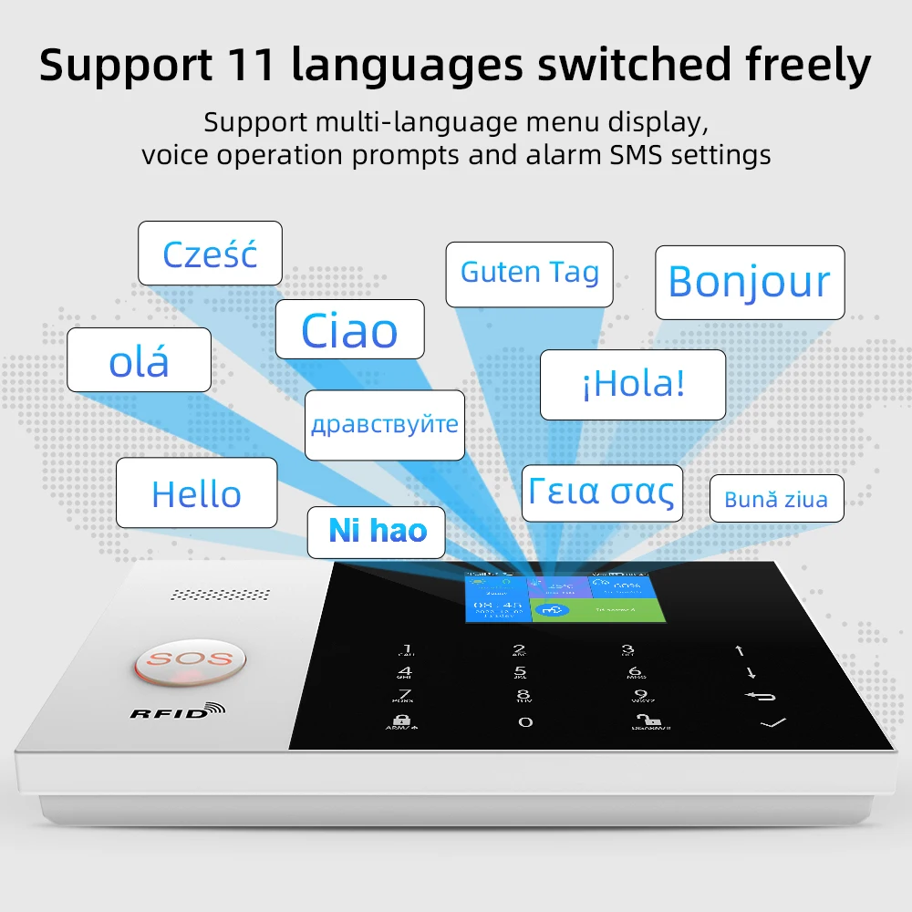 YAOSHENG Security-Protection TUYA Smart Home Alarm System 2G 433MHz WiFi GSM Wireless House App Control Sets PG105 5 YAOSHENG Security-Protection TUYA Smart Home Alarm System 2G 433MHz WiFi GSM Wireless House App Control Sets PG105 5