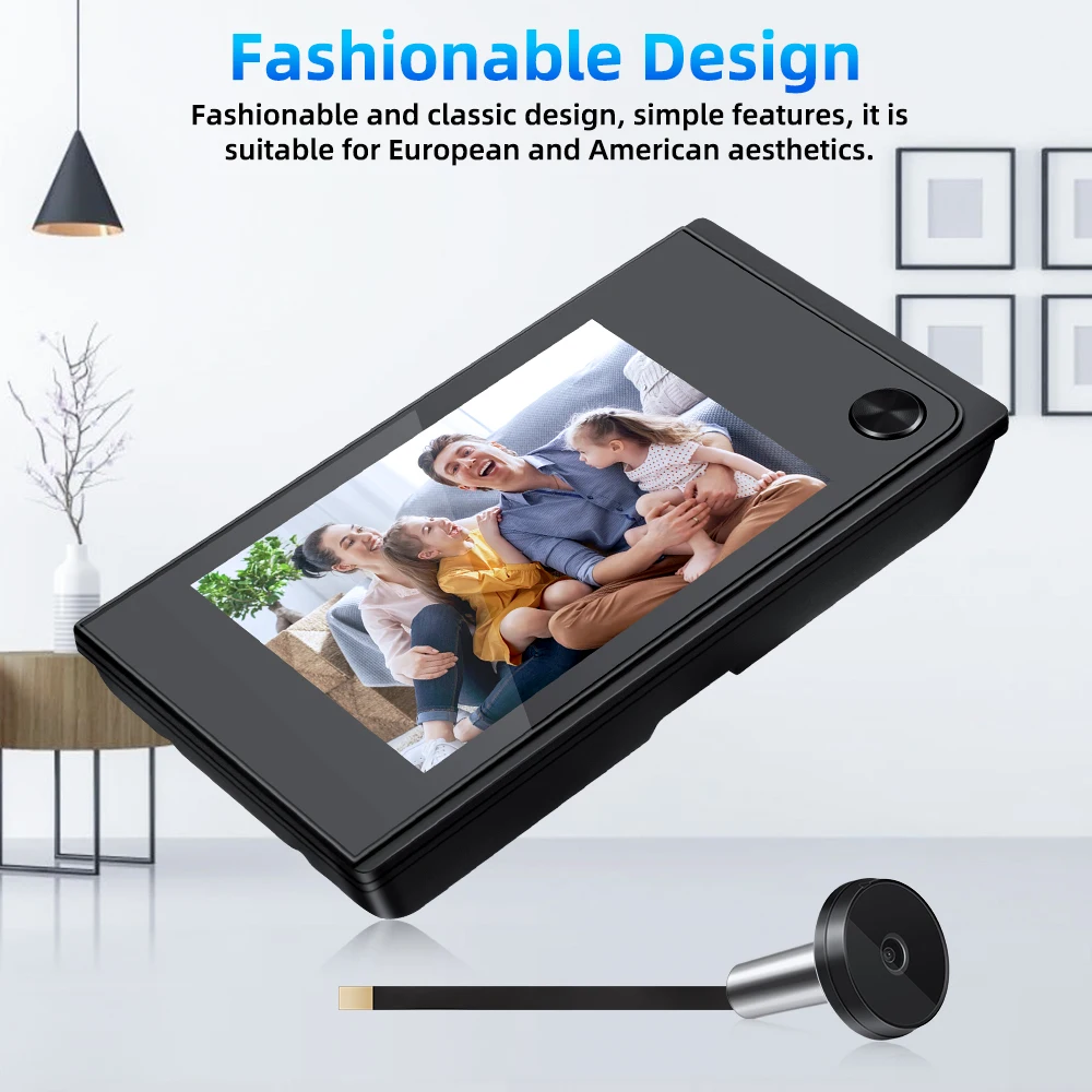 Awapow 3.5 Inch Doorbell Peephole Viewer Digital Door Camera 120° LCD 2 Million HD Pixels Cat Eye Door Bell Outdoor Monitor 5 Awapow 3.5 Inch Doorbell Peephole Viewer Digital Door Camera 120° LCD 2 Million HD Pixels Cat Eye Door Bell Outdoor Monitor 5