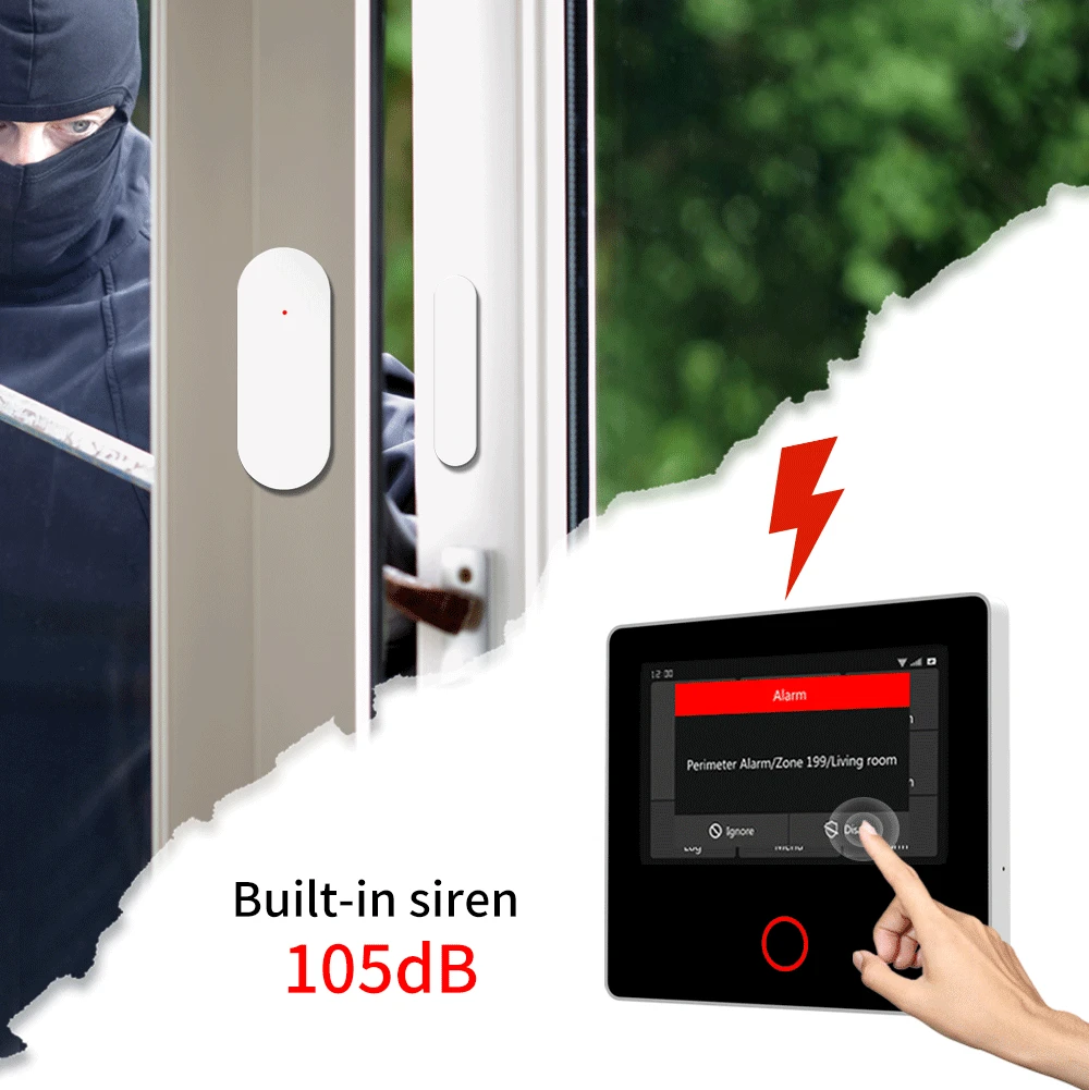 Staniot WiFi SecPanel 5 Wireless Home Alarm System Tuya Smart 4.3 6 Staniot WiFi SecPanel 5 Wireless Home Alarm System Tuya Smart 4.3 6