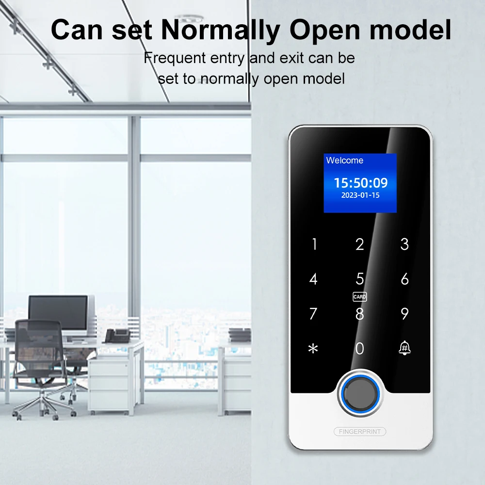 Metal Fingerprint Door Access Control System with Tuya APP RFID Card Reader IP67 Waterproof Metal Touch Keypad Gate Entry Opener 4 Metal Fingerprint Door Access Control System with Tuya APP RFID Card Reader IP67 Waterproof Metal Touch Keypad Gate Entry Opener 4