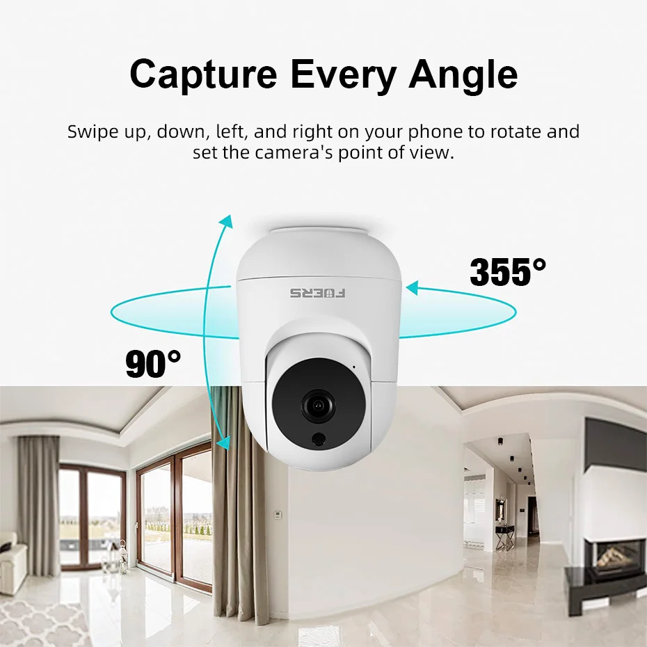 FUERS 5MP HD Indoor Security WIFI Camera For Baby Monitor Dog Camera Motion Detection Tuya Smart Home Works With Alexa 2 FUERS 5MP HD Indoor Security WIFI Camera For Baby Monitor Dog Camera Motion Detection Tuya Smart Home Works With Alexa 2