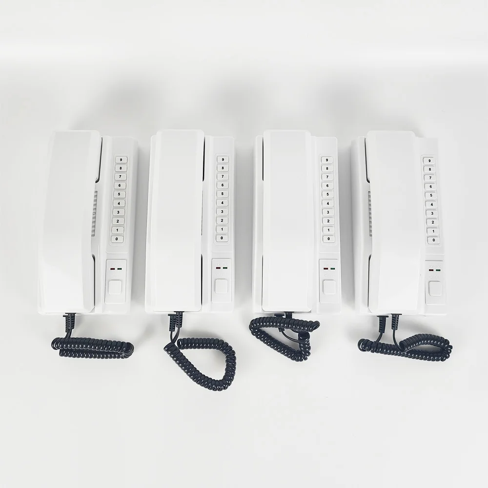 Long-Distance Wireless Intercom System Handsets IPX5 Waterproof Audio Walkie-Talkie for Home Warehouse Apartment Office 4 Long-Distance Wireless Intercom System Handsets IPX5 Waterproof Audio Walkie-Talkie for Home Warehouse Apartment Office 4