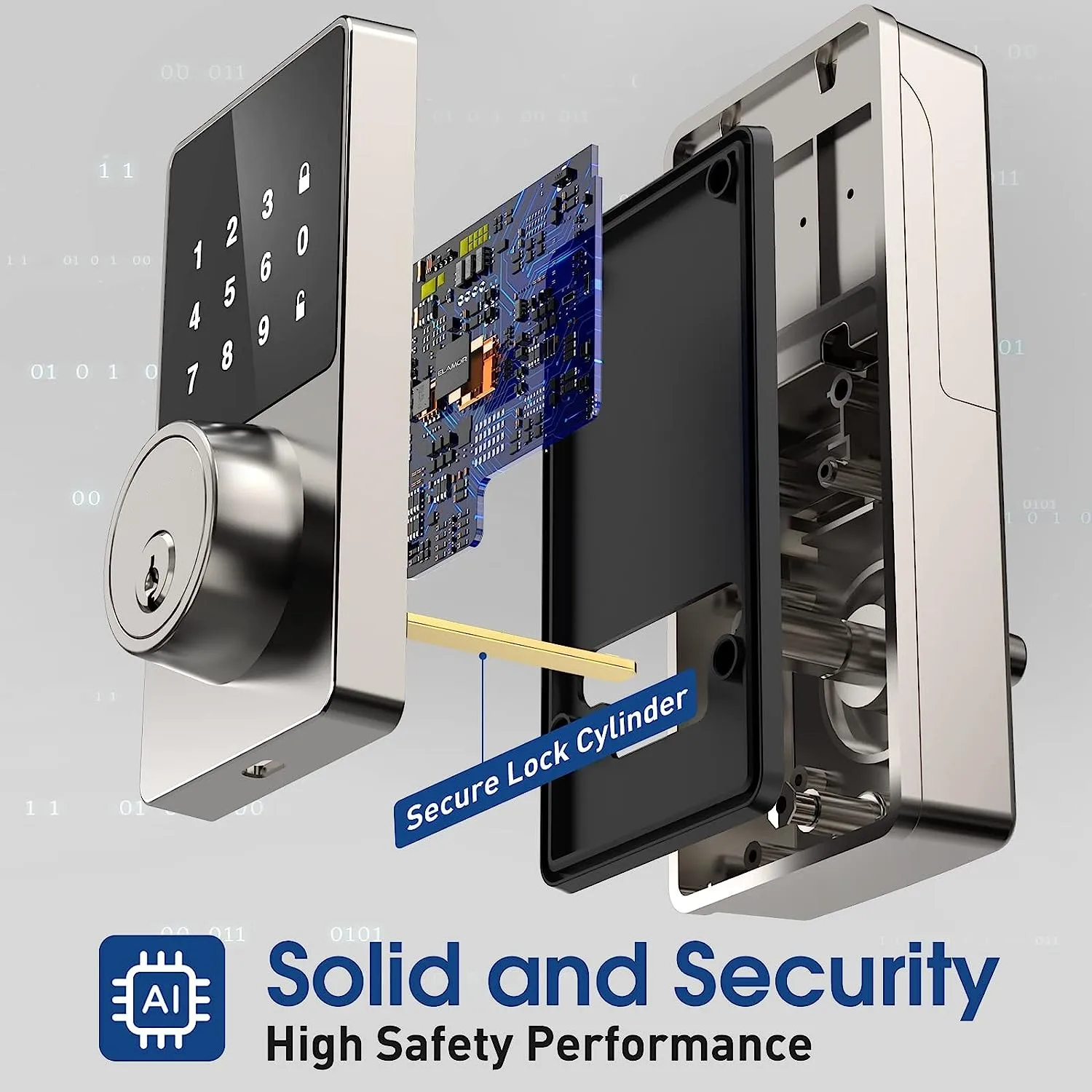 מנעול חכם דלת קוד סיסמה TTLOCK - יומן נגיעות, אפליקציה וכרטיסי RFID 4 מנעול חכם דלת קוד סיסמה TTLOCK - יומן נגיעות, אפליקציה וכרטיסי RFID 4