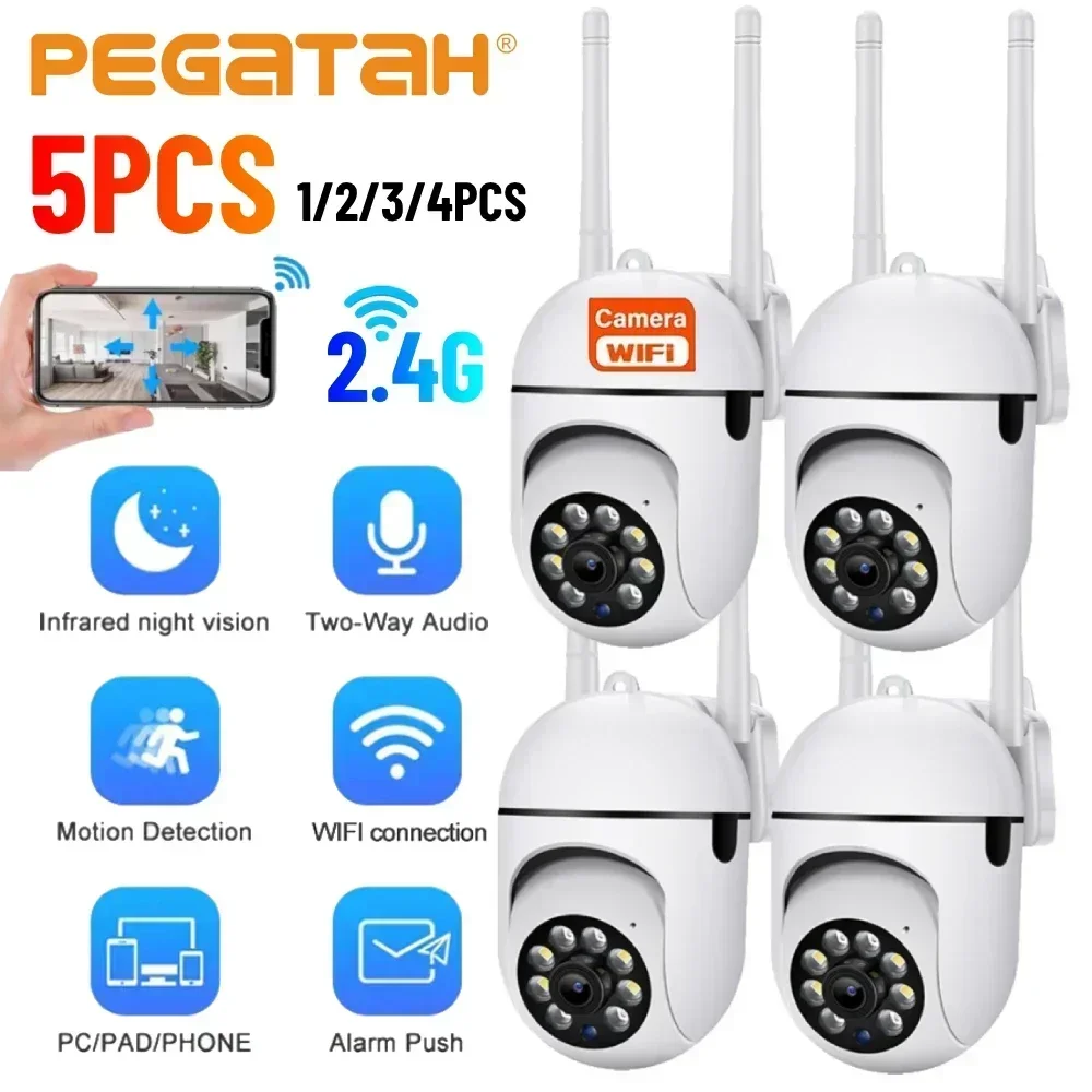 8MP HD Outdoor Security Camera, 2.4G WiFi Wireless, 5X Zoom, Auto Tracking, Waterproof, Color Night Vision for Home Surveillance 8MP HD Outdoor Security Camera, 2.4G WiFi Wireless, 5X Zoom, Auto Tracking, Waterproof, Color Night Vision for Home Surveillance
