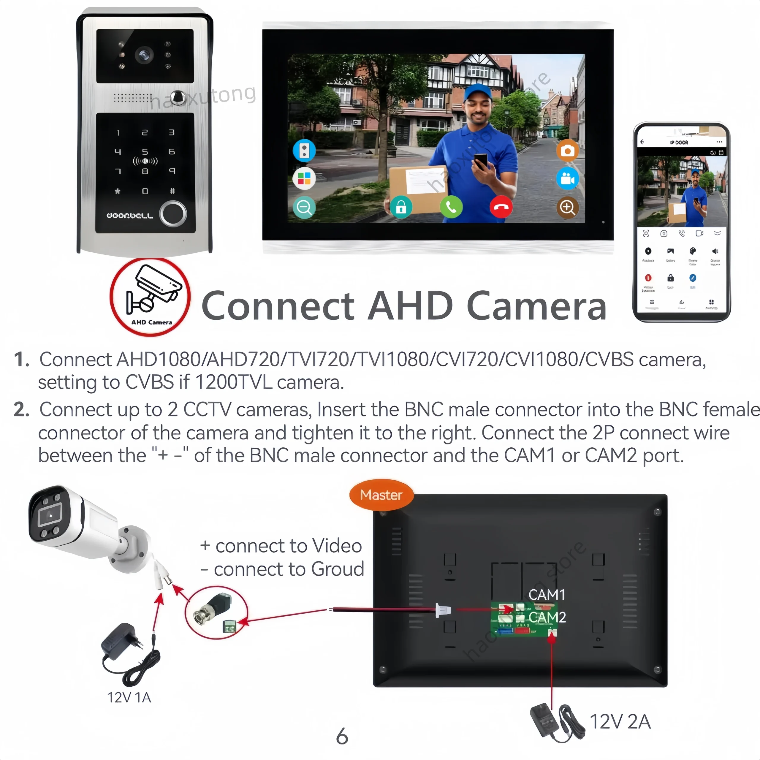 10 Inch Tuya Smart Wifi Video APartment Intercom System 1080P Wireless Doorbell Camera Rfid Unlock Door Entry Intercom Doorman 6 10 Inch Tuya Smart Wifi Video APartment Intercom System 1080P Wireless Doorbell Camera Rfid Unlock Door Entry Intercom Doorman 6