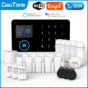 GauTone TUYA GSM Alarm System for Home Burglar Security 433MHz 2G WiFi Alarm Wireless Smart Home App Control PG103 – מערכות אזעקה לבית פרטי