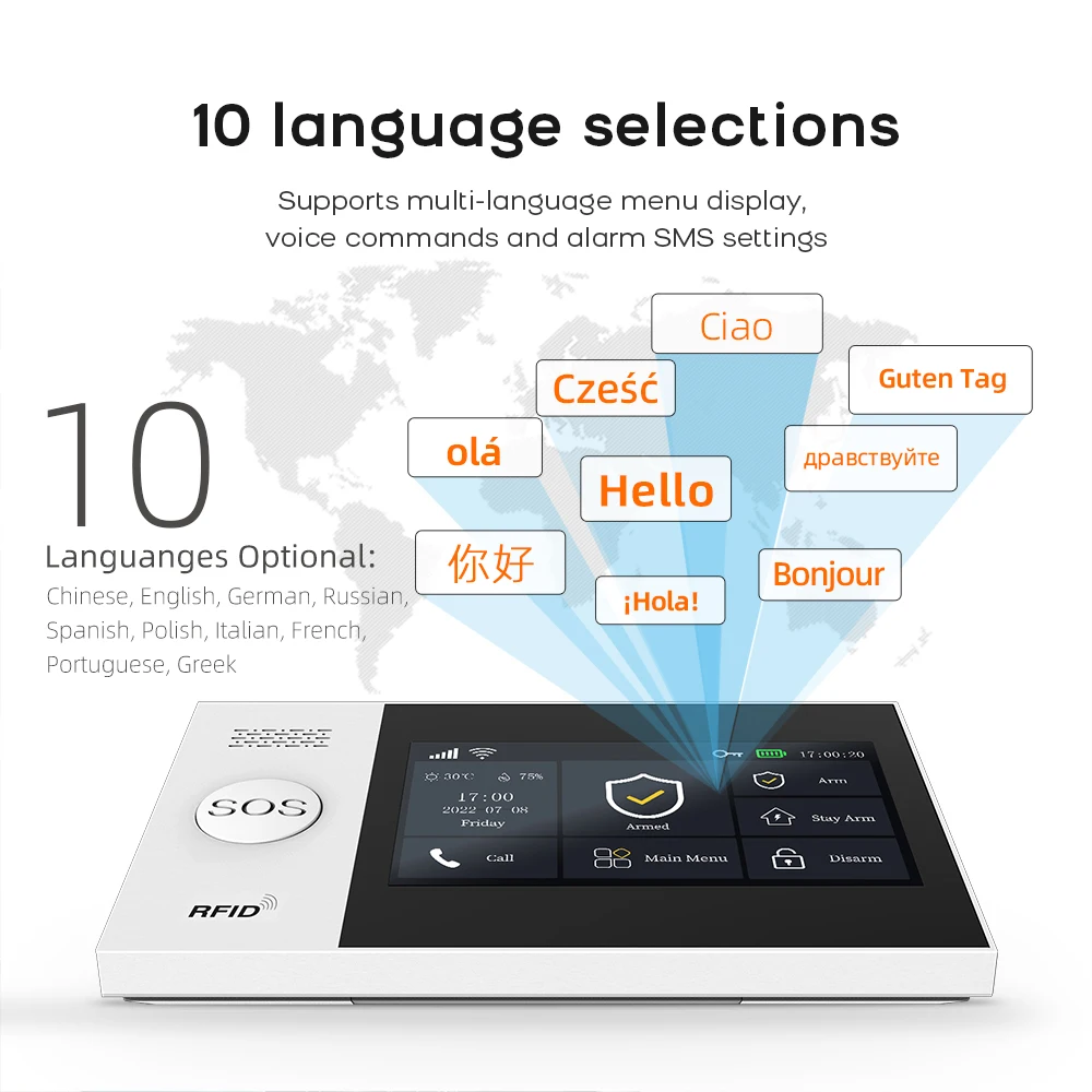 Tuya Smart Life APP Compatible Wireless GSM Alarm System WiFi Burglar Detection Real-Time Alerts for Home Garage Office Shop 6 Tuya Smart Life APP Compatible Wireless GSM Alarm System WiFi Burglar Detection Real-Time Alerts for Home Garage Office Shop 6