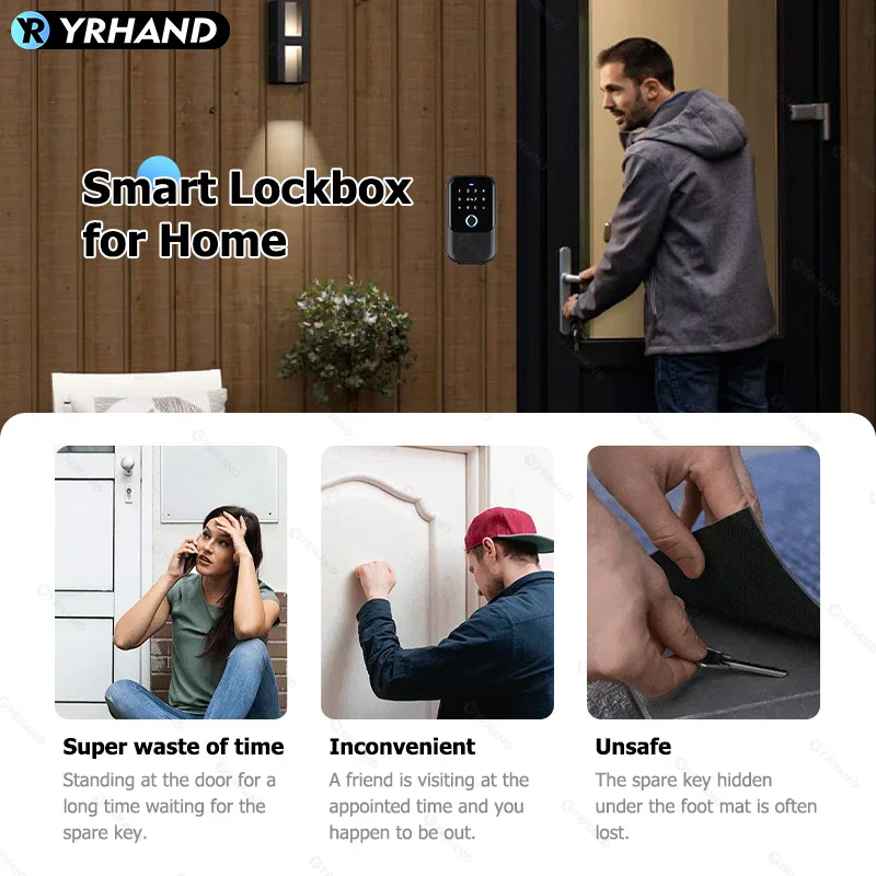 כספת מפתחות חכמה TTLock - Bluetooth + WiFi עם אפליקציה 6 כספת מפתחות חכמה TTLock - Bluetooth + WiFi עם אפליקציה 6