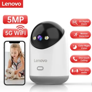 Lenovo 5MP WiFi Camera Smart Home Indoor IP Camera Full Color Night Auto Tracking Security CCTV Surveillance Baby Monitor Lenovo 5MP WiFi Camera Smart Home Indoor IP Camera Full Color Night Auto Tracking Security CCTV Surveillance Baby Monitor