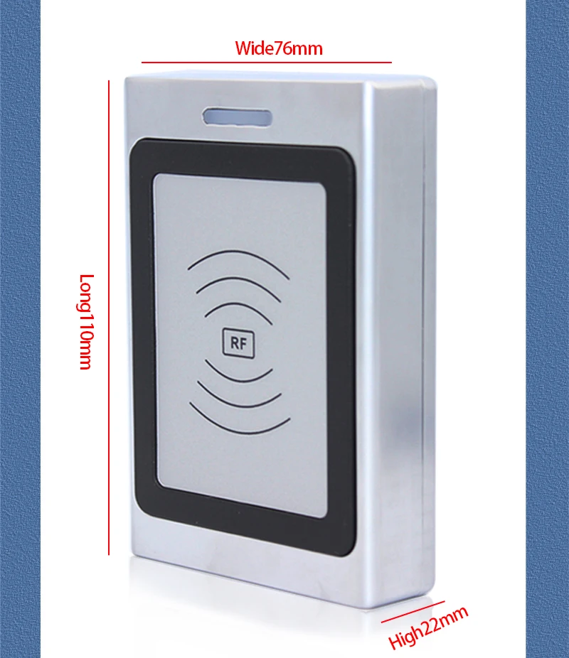 Door Access Control Keypad RFID Reader 2000 User Wiegand input+output Electric Lock Outdoor Waterproof Doorbell IP67 Zinc alloy 6 Door Access Control Keypad RFID Reader 2000 User Wiegand input+output Electric Lock Outdoor Waterproof Doorbell IP67 Zinc alloy 6