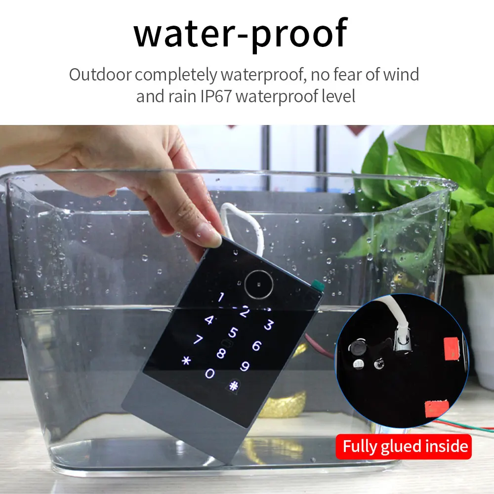 TTLOCK QR Code Access Control Reader 13.56Mhz Rfid IP67 Waterproof Keypad QRcode Scanner K3Q +G2 Hub Work with Alexa Google Home 5 TTLOCK QR Code Access Control Reader 13.56Mhz Rfid IP67 Waterproof Keypad QRcode Scanner K3Q +G2 Hub Work with Alexa Google Home 5