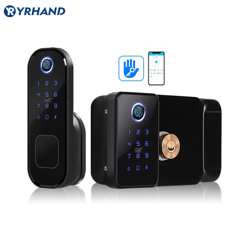 מנעול חכם כפול עמיד במים IP66 - טביעת אצבע ואפליקציה TTLock 2